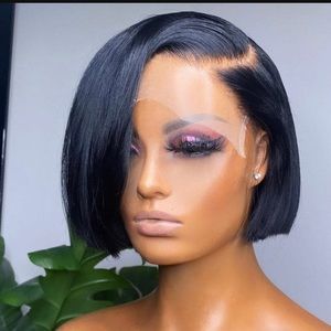 short bob human hair wig